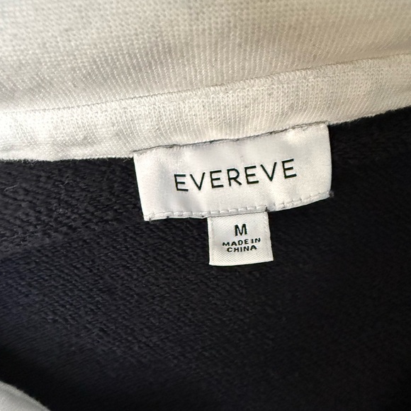 Evereve Black and White Crew Neck Sweater - Picture 5 of 5